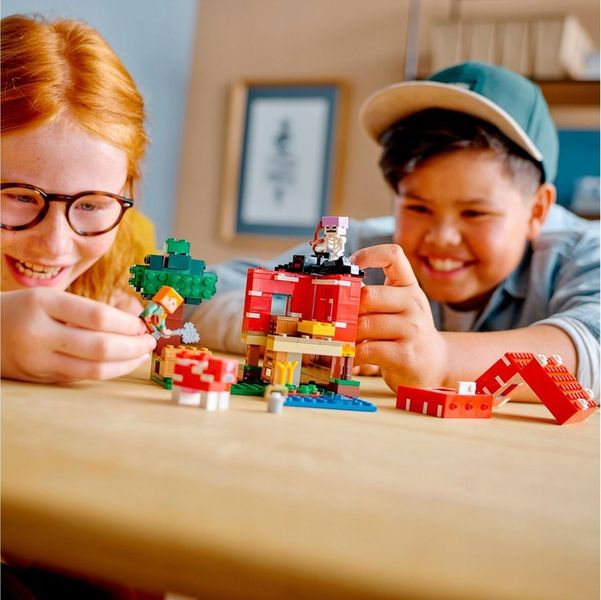 LEGO MINECRAFT 8+ DOM W GRZYBIE 21179 zdjęcie 6