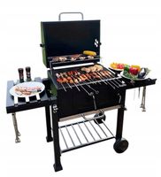 GRILL WĘGLOWY HAWIS OGRODOWY REGULACJA TERMOMETR KÓŁKA