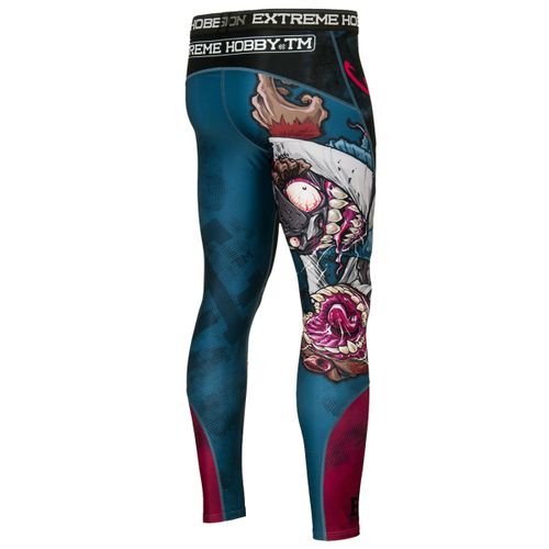 Legginsy męskie MONKEY NIEBIESKI L na Arena.pl