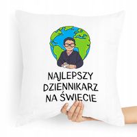 Poduszka Prezent Dla Dziennikarza Reportera Z Nadrukiem Ze Zdjęciem