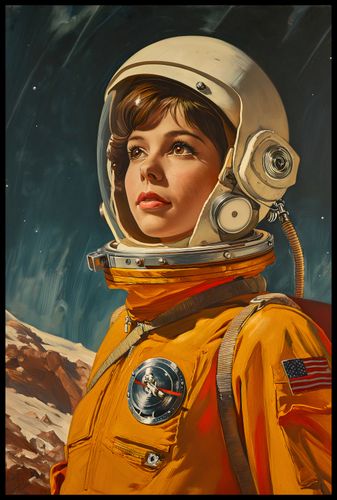 Plakat 61x91,5cm Pionierka Kosmosu na Arena.pl