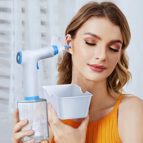 IRYGATOR DO CZYSZCZENIA USZU WOSKOWINY PŁUKANIE LED BEZPRZEWODOWY ZESTAW na Arena.pl