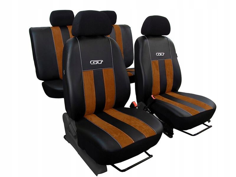 KIA CARENS 1 2 CEED I PICANTO / Pokrowce EKOSKÓRA zdjęcie 13