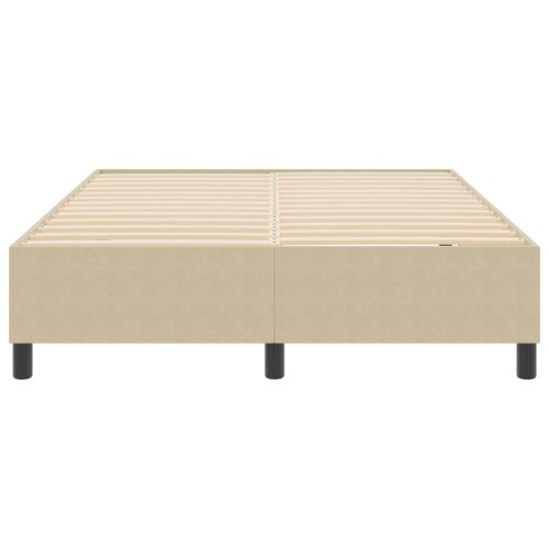 Łóżko z wezgłowiem Jasnozielone Szare 140x200 cm Z materiału sztruksowego na Arena.pl