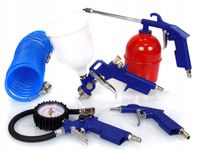 Zestaw lakierniczy pistolet do pompowania 5w1 do kompresora olejowy