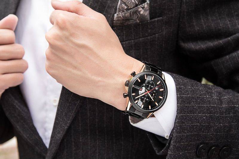 ZEGAREK MĘSKI CURREN 8325 (zc021b) - CHRONOGRAF zdjęcie 5