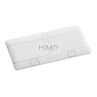 Minipuszka POP-UP do blatów BIAŁA do wyposażenia, 8 (2x4) modułów Legrand 654004