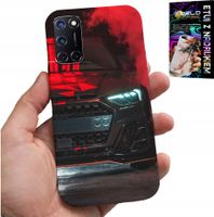 ETUI DO OPPO A52 - SPORTOWE SAMOCHODY, CAR AUTA FAN + SZKŁO