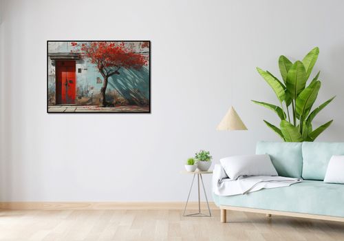 Plakat 100x70cm Widok Na Dawne na Arena.pl