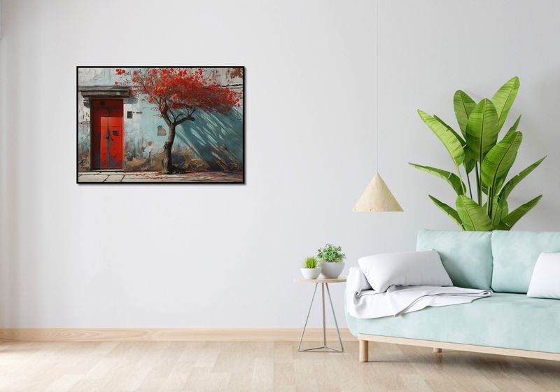 Plakat 100x70cm Widok Na Dawne zdjęcie 4
