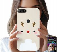 ETUI DO HUAWEI Y7 2018 - RENIFEREK, RENIFER, ŚWIĄTECZNE WZORY