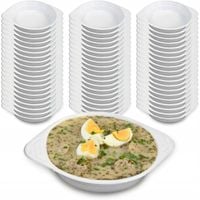 MISKI FLACZARKI PLASTIKOWE DO ZUPY 350ml BIAŁE 100szt