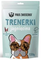 Monoproteinowe przysmaki do nagradzania psa Paka Zwierzaka Jagnięcina 120g