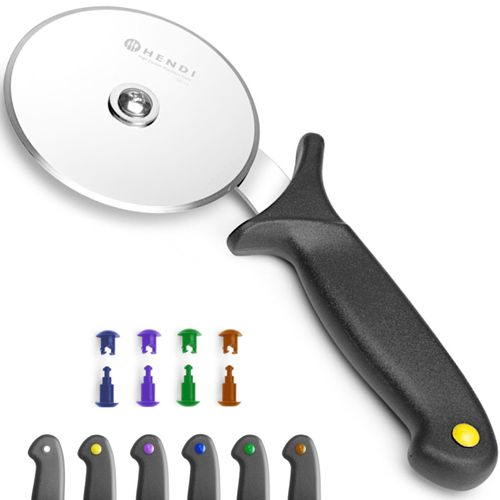 Nóż radełko do pizzy z klipsami HACCP śr. 100 mm - Hendi 617014 na Arena.pl