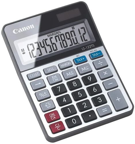 Kalkulator Canon LS-122TS DBL (2470C002AA) Black-Silver na Arena.pl