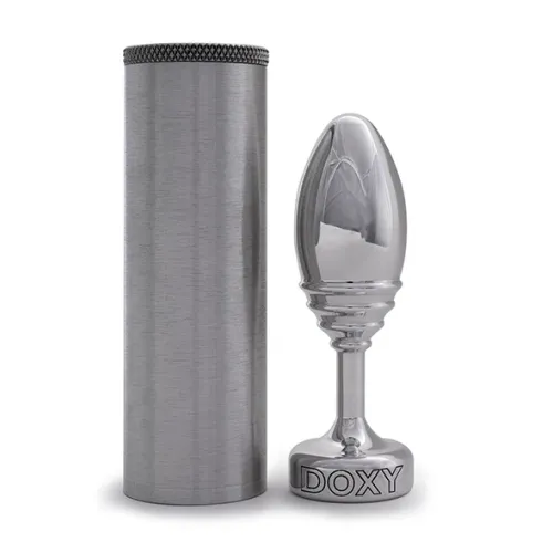 Plug analny - Doxy Butt Plug Ribbed na Arena.pl