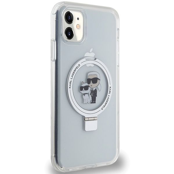 Etui Karl Lagerfeld do iPhone 11, iPhone XR, Biały, MagSafe zdjęcie 4