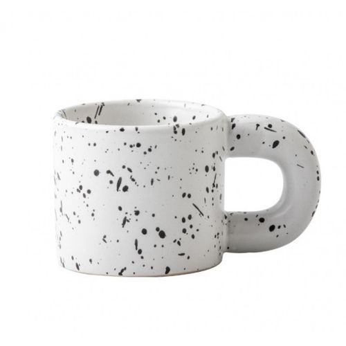 ceramiczny, nakrapiany kubek z uchem 300 ml matowy cup19 na Arena.pl