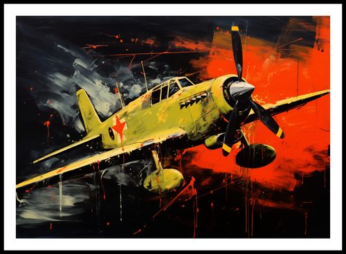 Plakat 84x59,5cm Barwny Przelot na Arena.pl