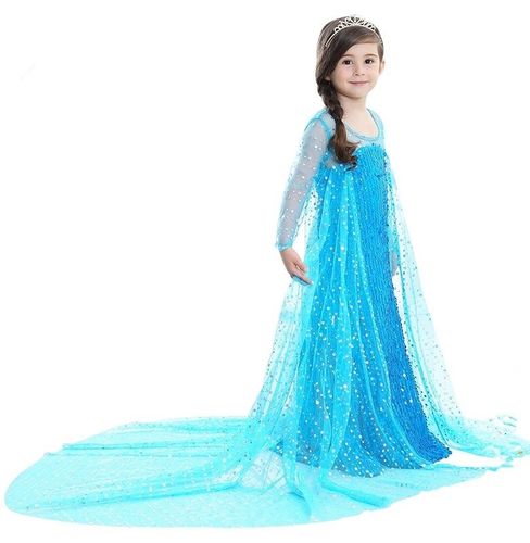 SUKIENKA STRÓJ ELSA ELZA DŁUGA STRÓJ 122/128 na Arena.pl