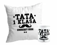 Zestaw PODUSZKA + KUBEK prezent DZIEŃ OJCA TATY