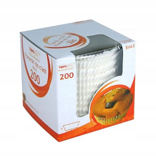 FOREMKI PAPILOTKI 70x20 cm - białe 200 szt na Arena.pl