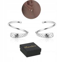 Kolczyki Srebrne PRÓBA 925 SREBRO Sztyfty KÓŁKA Damskie