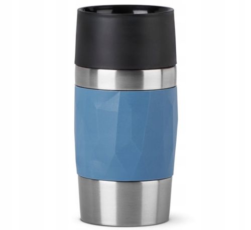 Kubek termiczny TravelMug 0.3L niebieski silikonowa osłona na Arena.pl