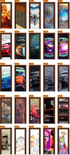 Naklejka samoprzylepna Okleina na Drzwi Szafę 3D na Arena.pl