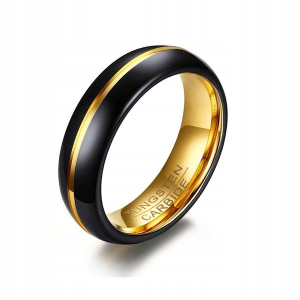 OBRĄCZKA PIERŚCIEŃ z Wolframu WOLFRING EU22 US10 zdjęcie 10