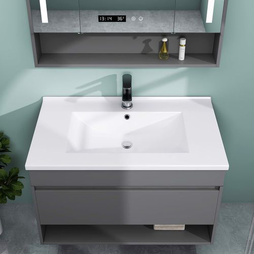 Umywalka ceramiczna wpuszczana Biała 76,5x46cm na Arena.pl