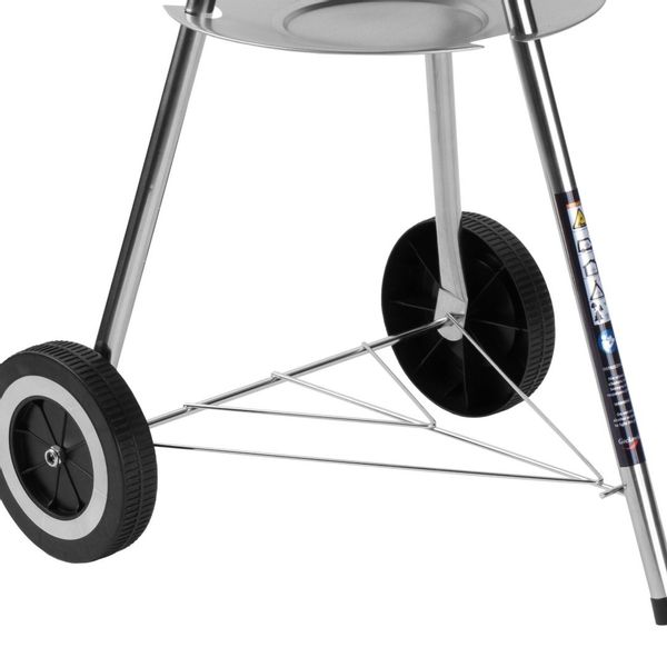 Grill węglowy ogrodowy RUND czarny zdjęcie 14