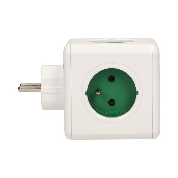 Listwa 1.5 allocacoc PowerCube 4 gniazda 2xUSB 2.1A 150cm zdjęcie 12