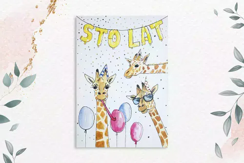 Karnet A5 Żyrafy na Arena.pl