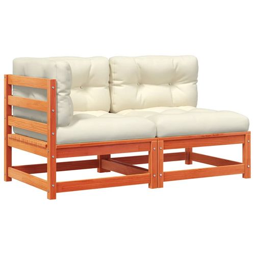 2-osobowa sofa ogrodowa z poduszkami, woskowy brąz na Arena.pl