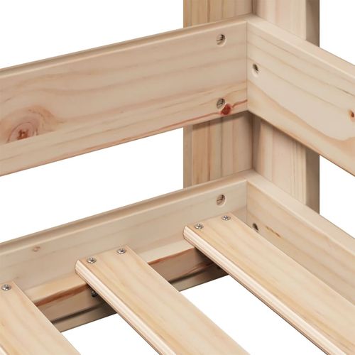 Łóżko bez materaca, 80x200 cm, lite drewno sosnowe na Arena.pl