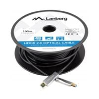 Kabel HDMI Lanberg M/M v2.0 100m czarny optyczny AOC