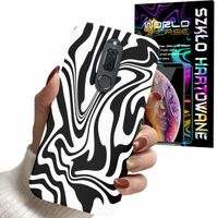 ETUI CASE DO HUAWEI MATE 10 LITE - ABSTRAKCJA ZEBRA WZORY DLA KOBIET +SZKŁO
