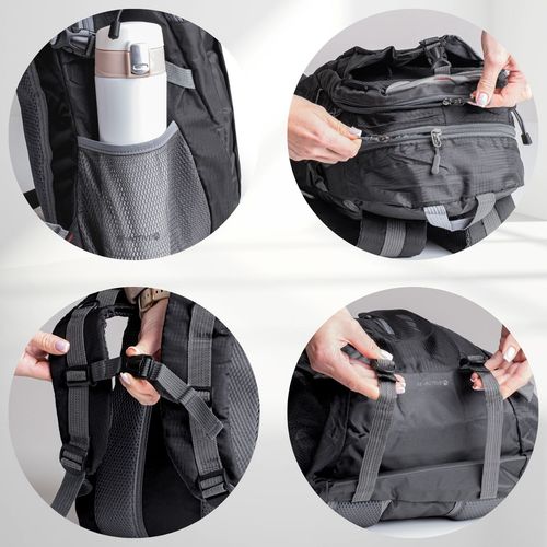 Plecak Turystyczny Trekkingowy "Ornak" 40 Litrów Czarny na Arena.pl