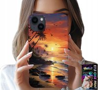ETUI DO IPHONE 14 - PLAŻA, WAKACJE, TROPIKALNA WYSPA OBUDOWA