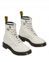 DR Martens białe skórzane sznurowane botki damskie rozmiar36