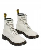 DR Martens białe skórzane sznurowane botki damskie rozmiar36