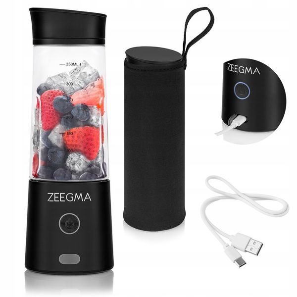 BLENDER PRZENOŚNY BEZPRZEWODOWY 300W USB ZEEGMA VITAMINE GO zdjęcie 1