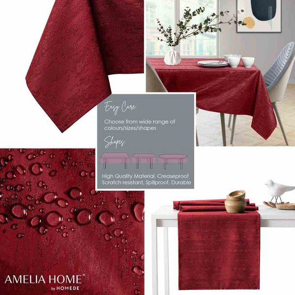 TCLOTH/AH/VESTA/BRD/CLARET/100x100 zdjęcie 1