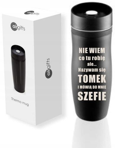 KUBEK TERMICZNY Z GRAWEREM Grawer PREZENT na Arena.pl