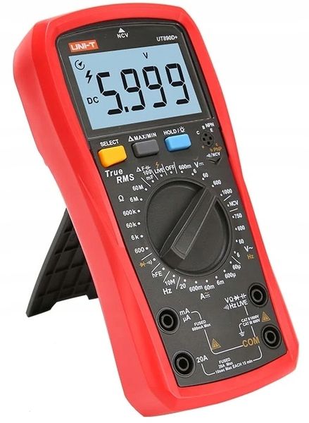 MIERNIK multimetr TrueRMS 20 NCV hFe UNI-T UT890D+ zdjęcie 5