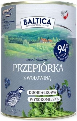 Mokra karma dla psa Baltica MIX SMAKÓW Hipoalergiczna Bezzbożowa - 6 x 400g na Arena.pl