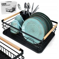 Suszarka na Naczynia Ociekacz Czarny Jednopoziomowy Xtech