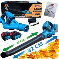 MEGA DMUCHAWA AKU DO LIŚCI ŚNIEGU 2SZTX48V 6AH AKUMULATOROWA 1800W