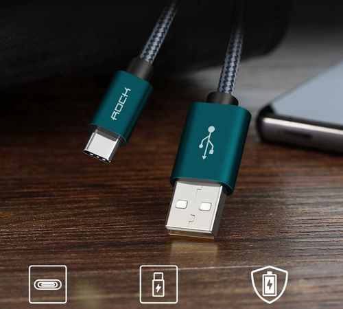 ROCK KABEL ŁADOWARKA USB-C TYP-C - 2A DO HUAWEI na Arena.pl